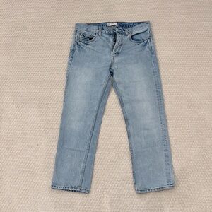 Free People mid rise blue denim jeans